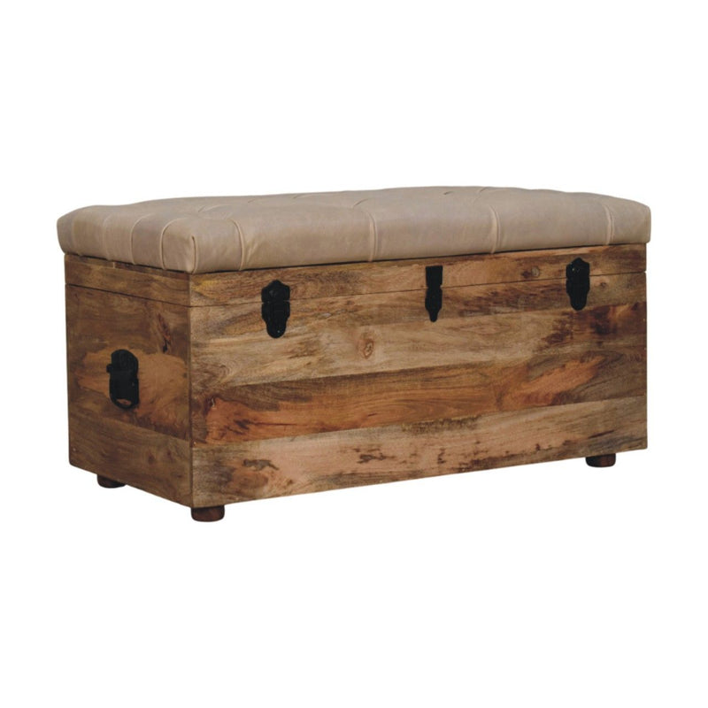 Buffalo - Leather Storage Trunk