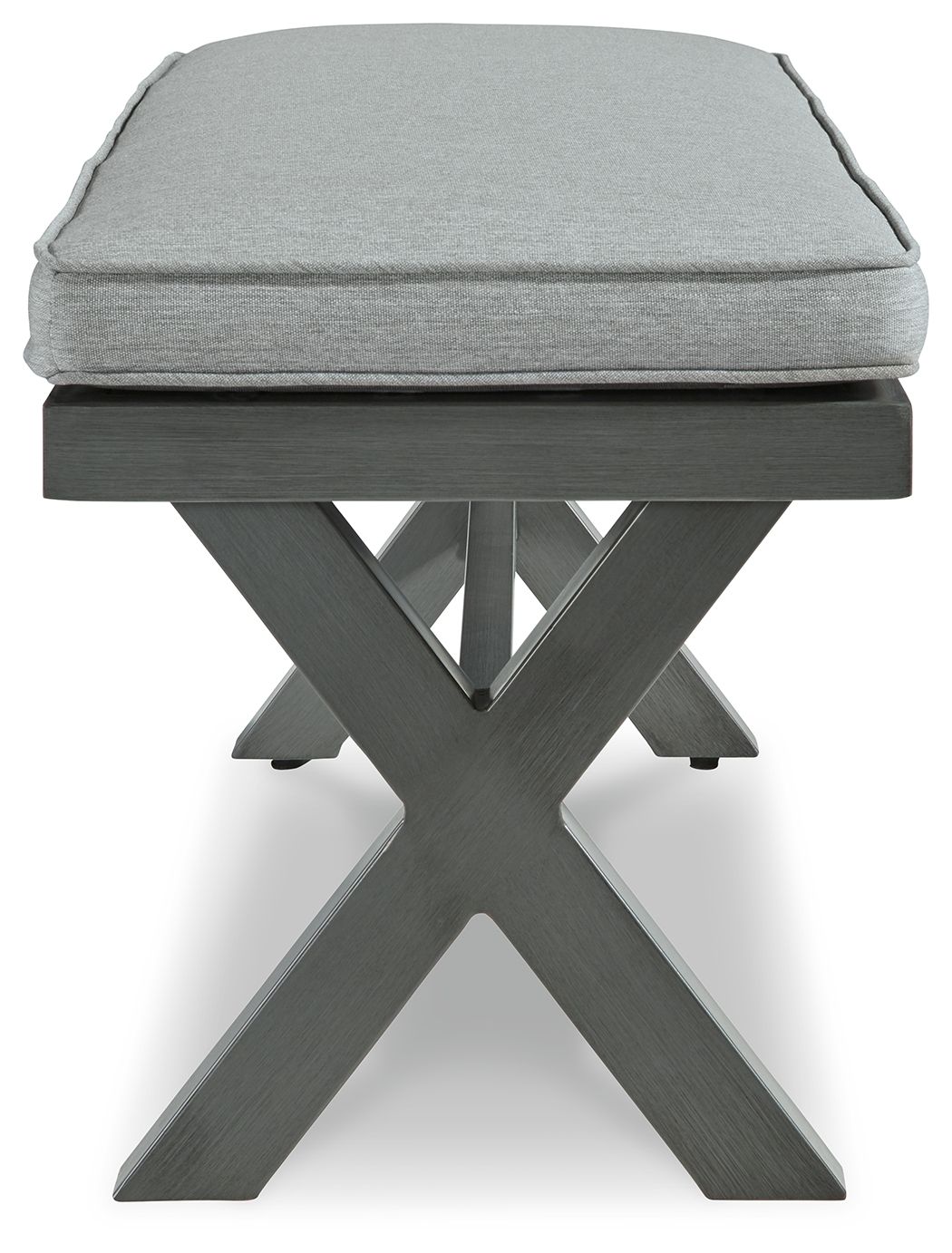 Elite Park - Gray - Bench With Cushion - Urban Living Furniture (Los Angeles, CA)