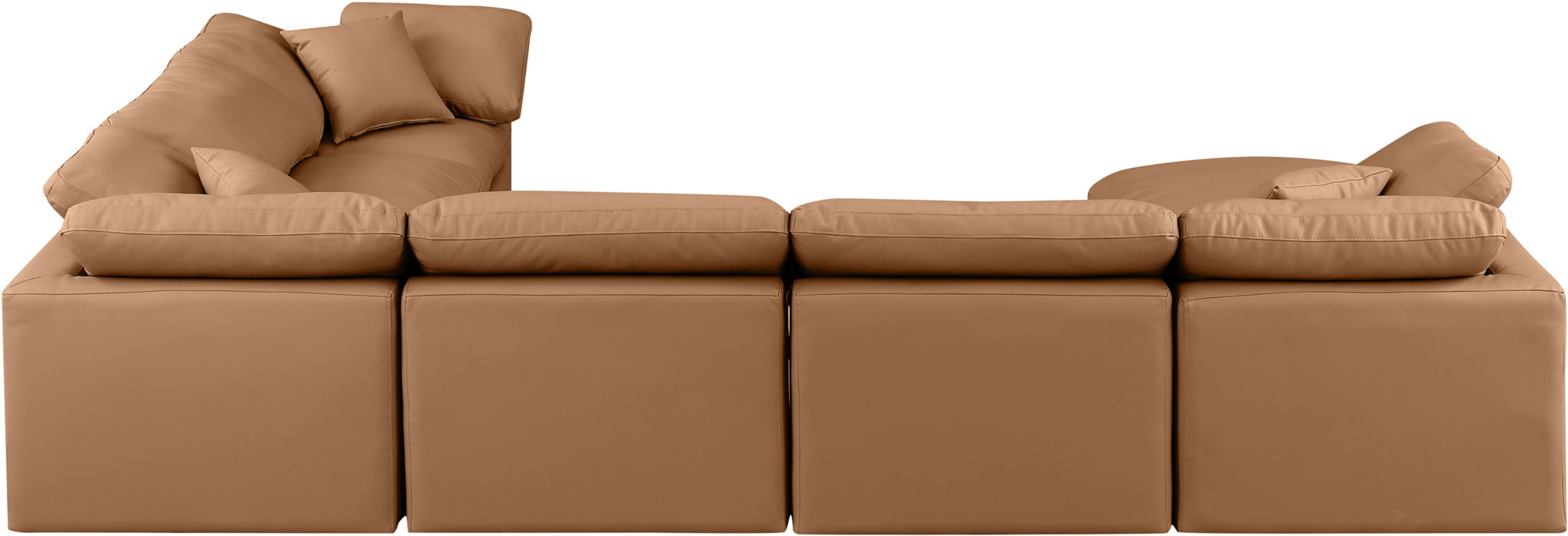 Indulge - Faux Leather 7 Piece Modular Sectional - Urban Living Furniture (Los Angeles, CA)