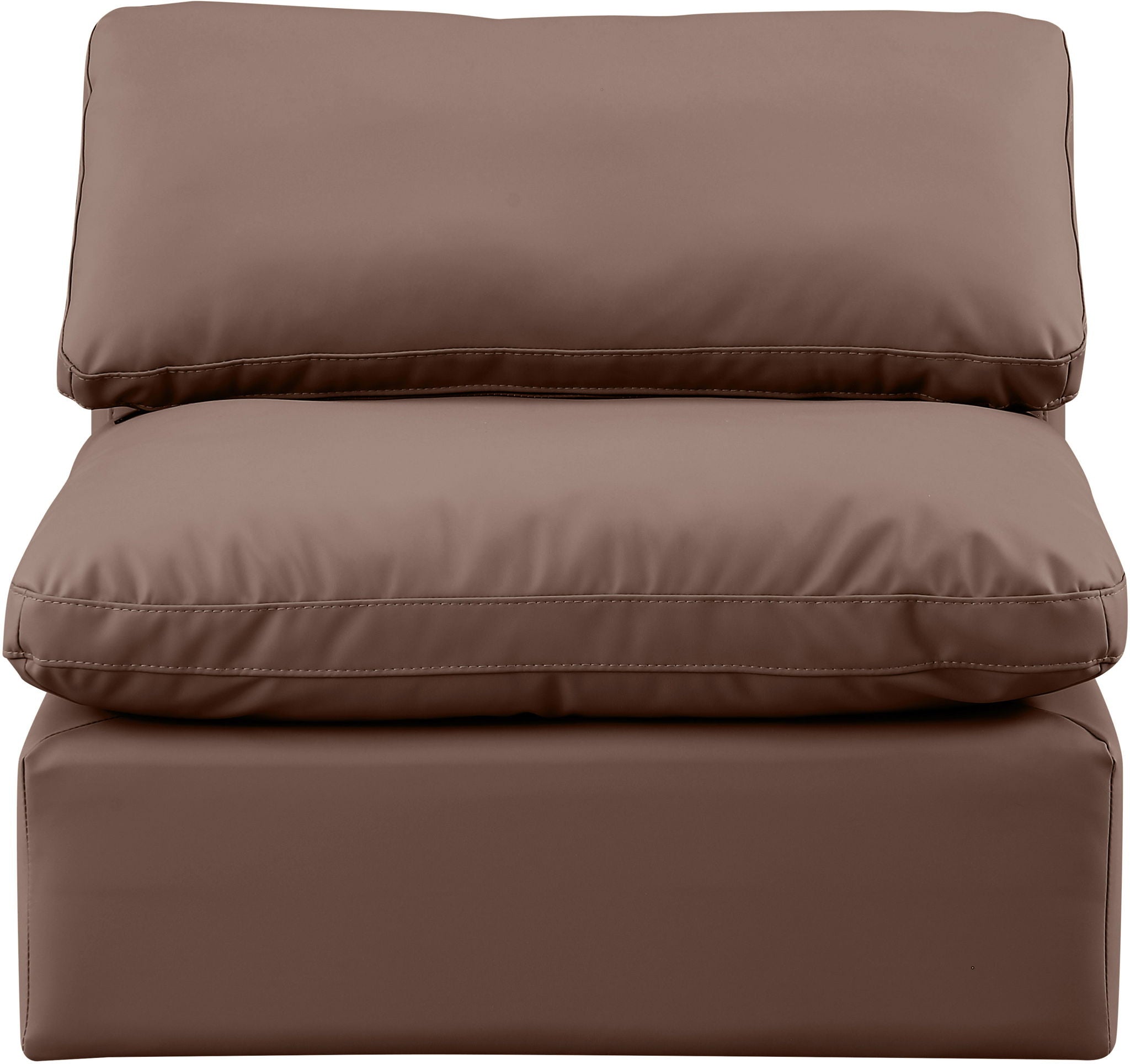 Indulge - Faux Leather Armless Chair - Urban Living Furniture (Los Angeles, CA)