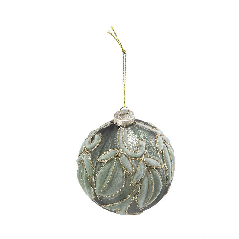 Christmas Ball Ornaments, Decorative Hanging Ball Christmas Tree Ornaments, For Holiday Decorations (Set of 6) - Green