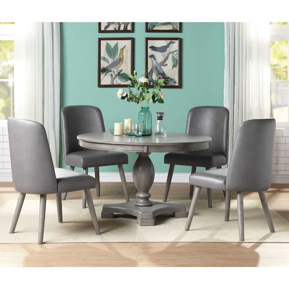 Waylon - Dining Table - Gray Oak - 30" - Urban Living Furniture (Los Angeles, CA)