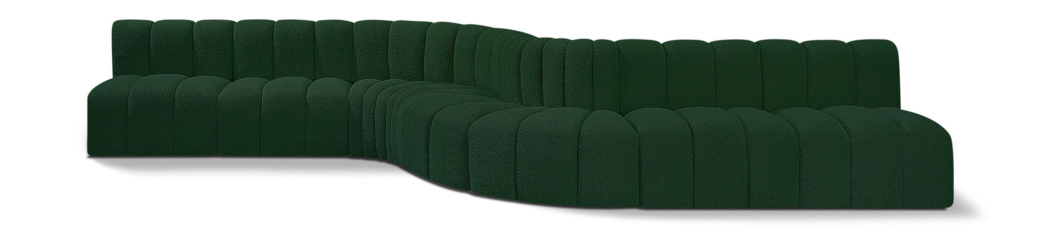 Arc - Boucle Fabric 8 Piece Curved Modular Sofa - Urban Living Furniture (Los Angeles, CA)