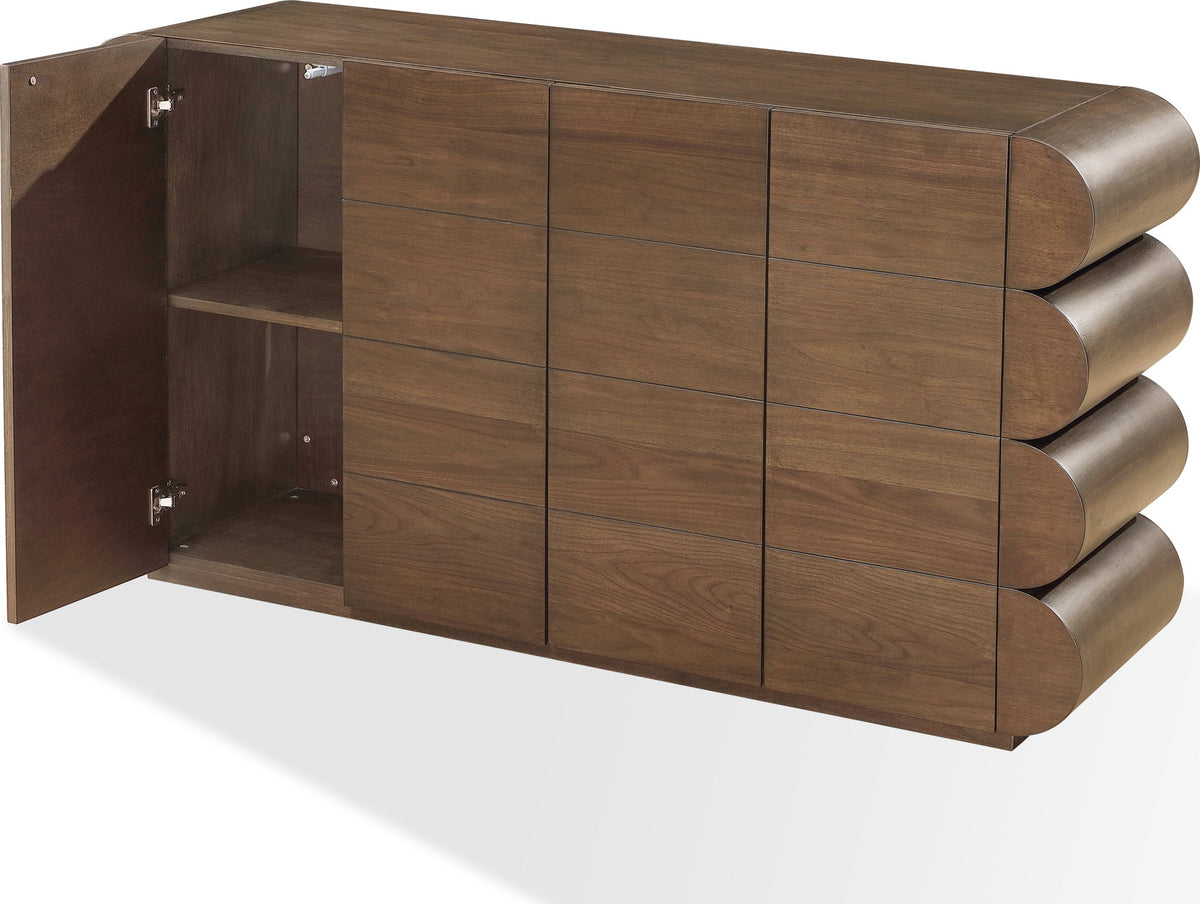 Mataranka - Four Door Walnut Sideboard - Bistre