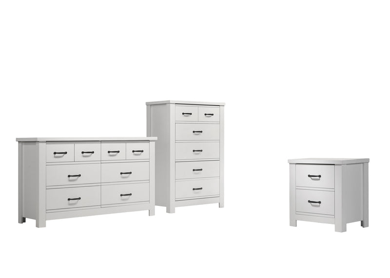 Cassini - 3 Piece Bedroom Set - White - Urban Living Furniture (Los Angeles, CA)