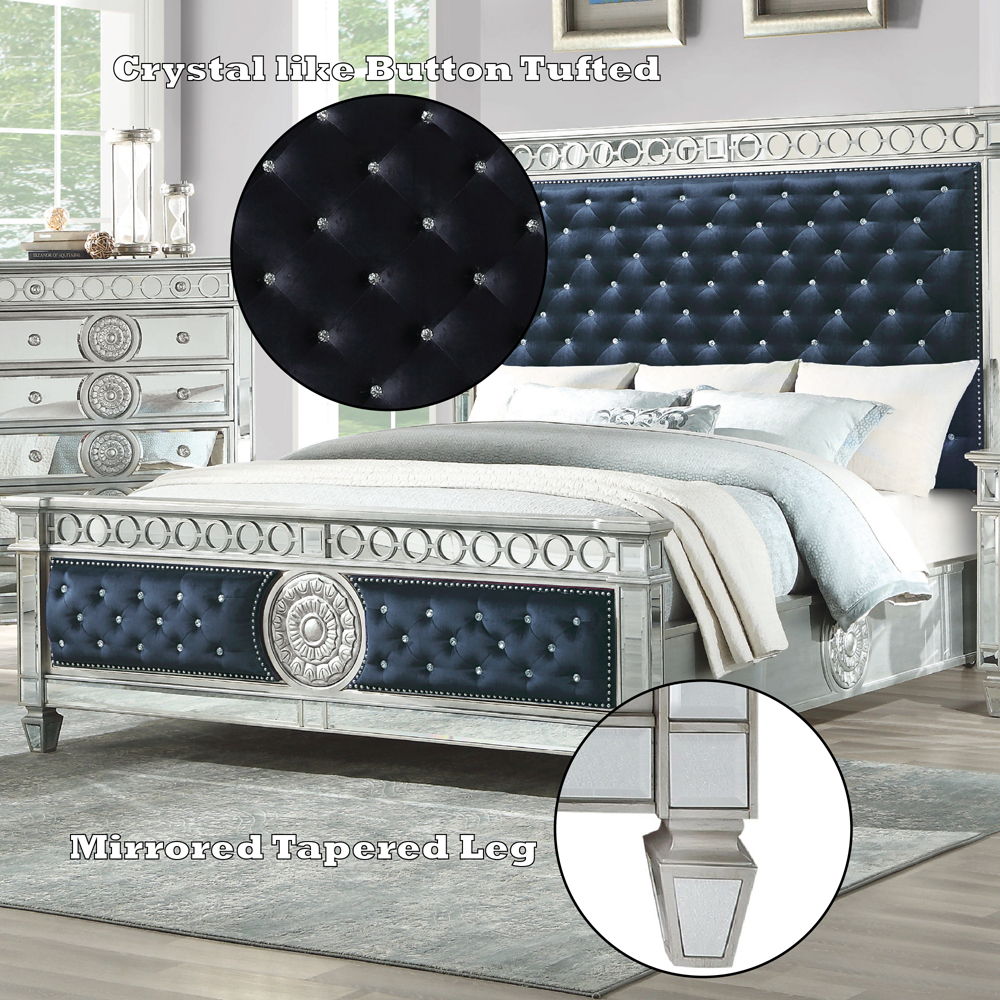 Varian - Glam - Bed - Urban Living Furniture (Los Angeles, CA)