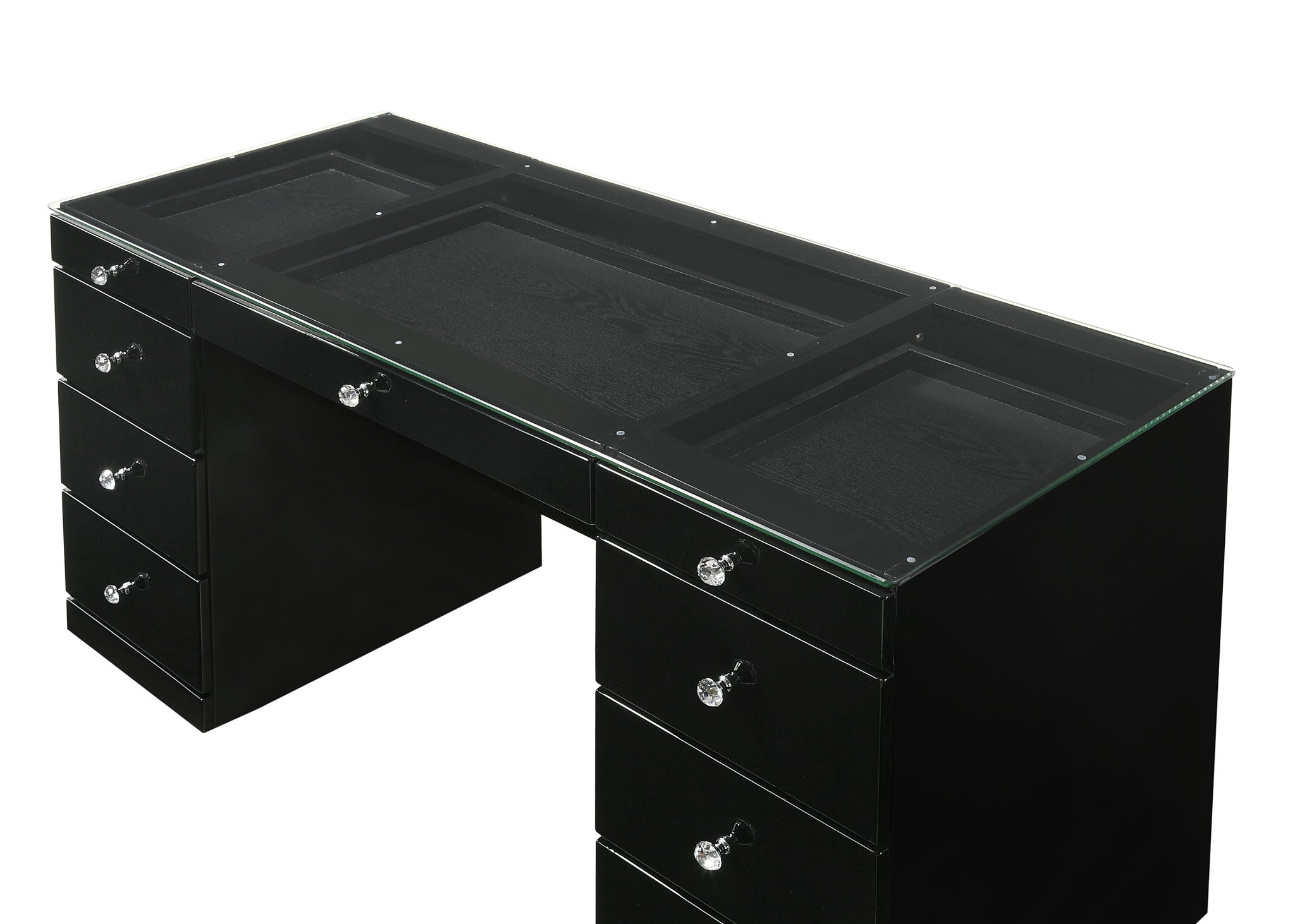 Avery - Vanity Desk With Glass Top - Urban Living Furniture (Los Angeles, CA)