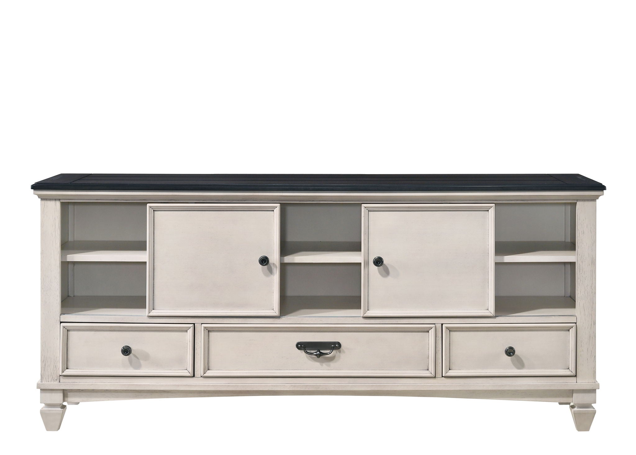 Sawyer - TV Stand - Antique White - Urban Living Furniture (Los Angeles, CA)