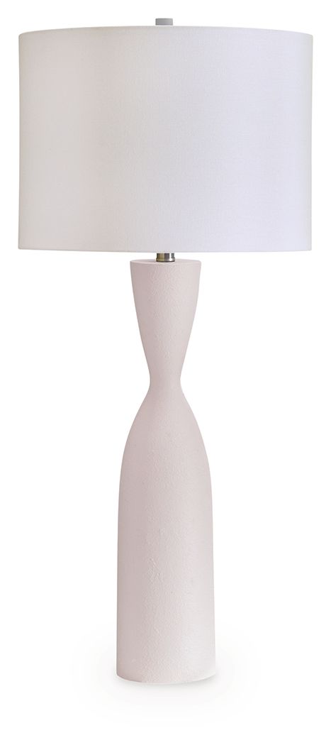 Davinford - White - Poly Table Lamp - Urban Living Furniture (Los Angeles, CA)