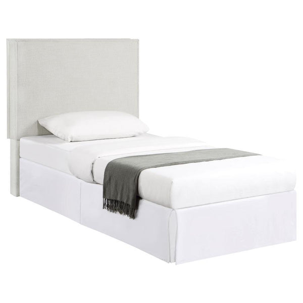 Izzy - Upholstered Twin Panel Headboard - Sand