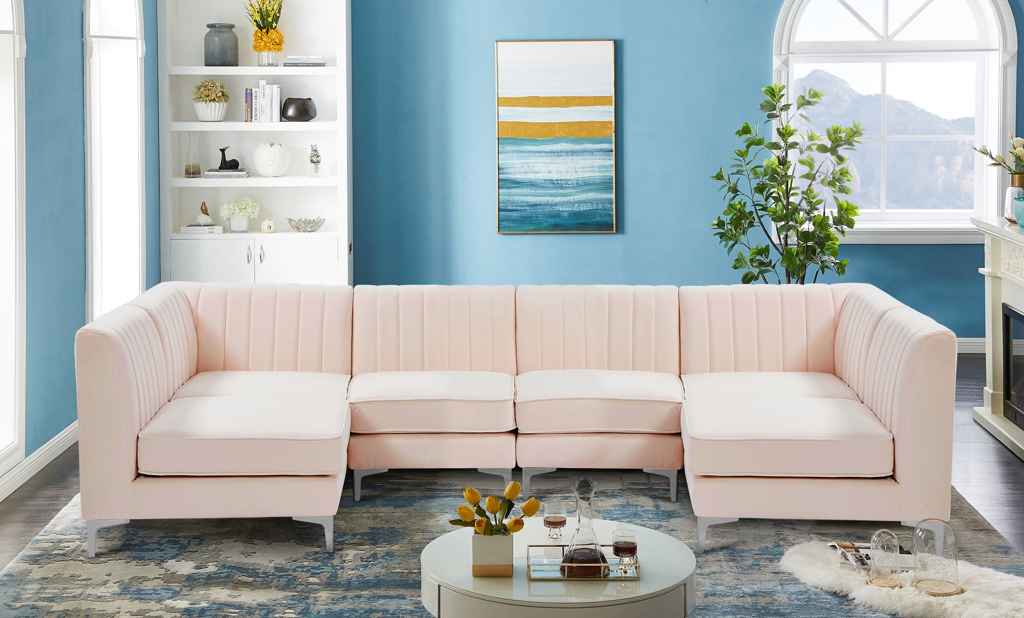 Alina - 6 Piece Modular U-Shaped Sectional - Urban Living Furniture (Los Angeles, CA)