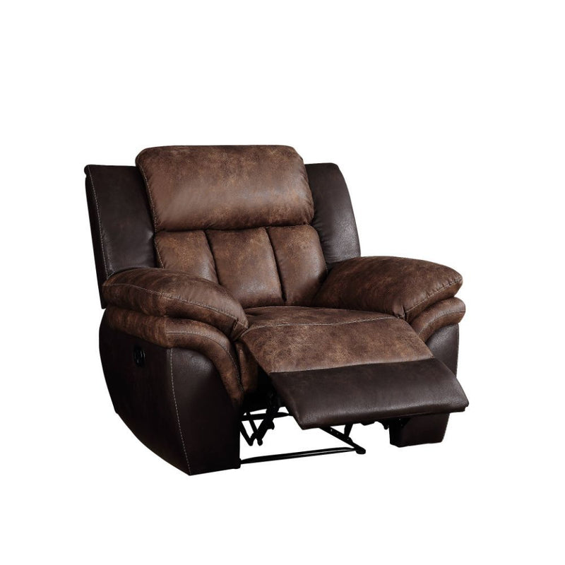 Jaylen - Recliner - Toffee & Espresso Polished Microfiber - Urban Living Furniture (Los Angeles, CA)
