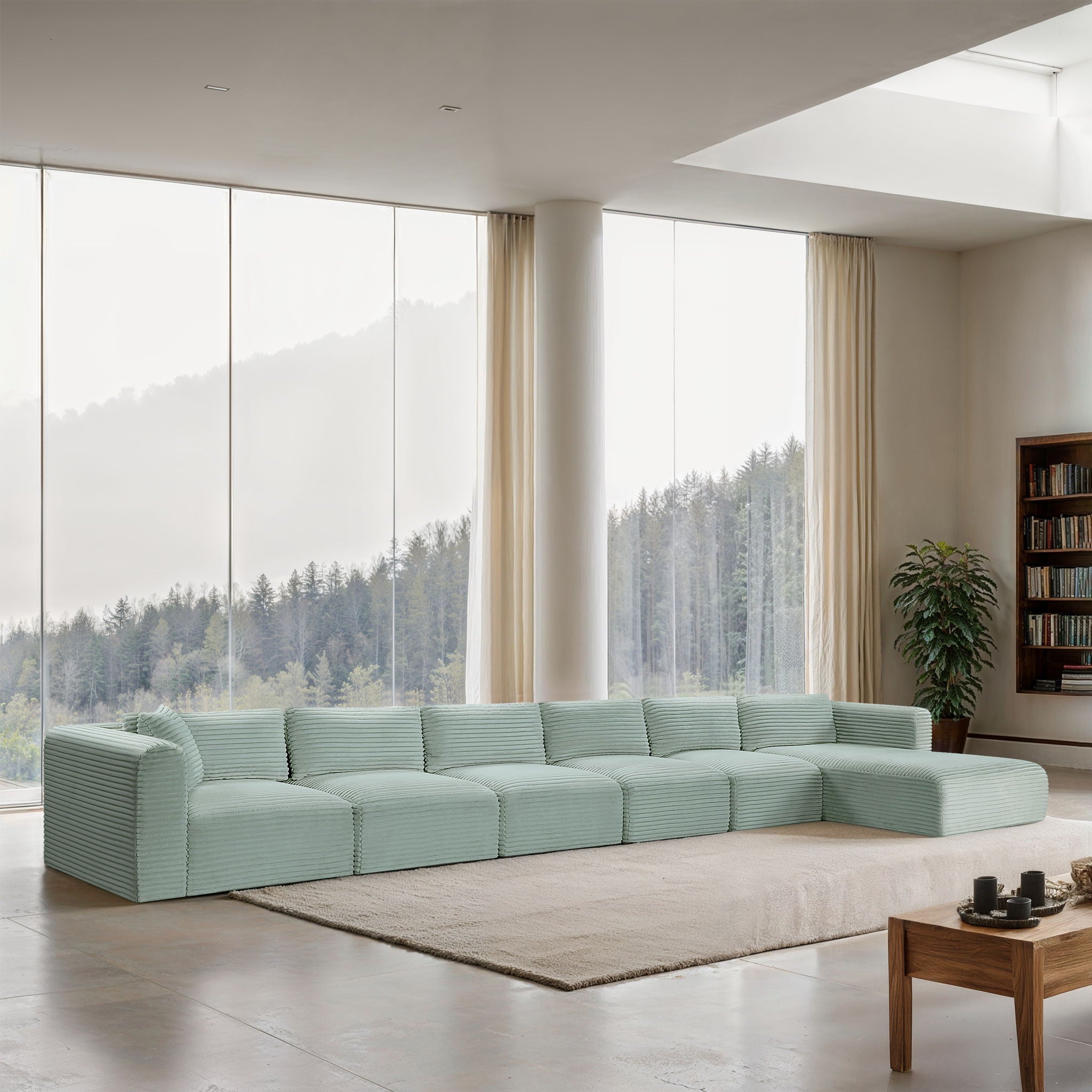 Shaggy - 6 Piece Modular Sectional With Chaise - Urban Living Furniture (Los Angeles, CA)