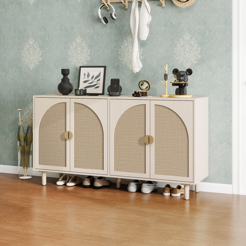 4 Door Cabinet, Customizable Storage System
