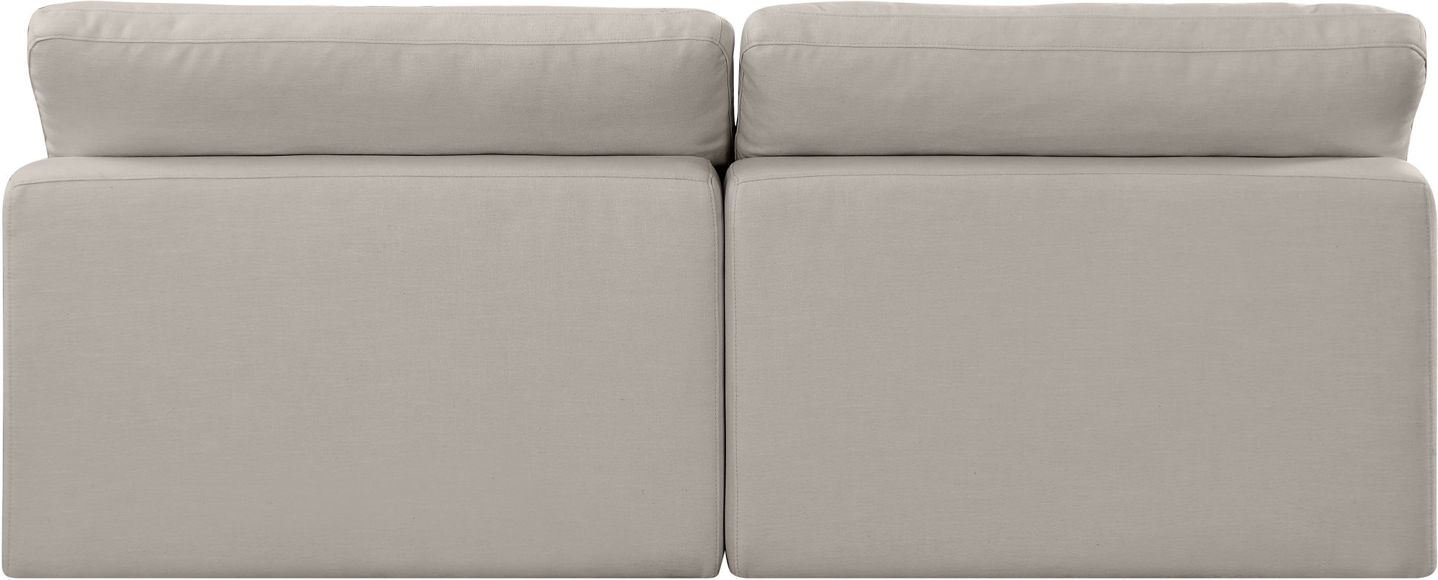 Comfy - Linen Modular Armless Sofa 2 Seats - Urban Living Furniture (Los Angeles, CA)