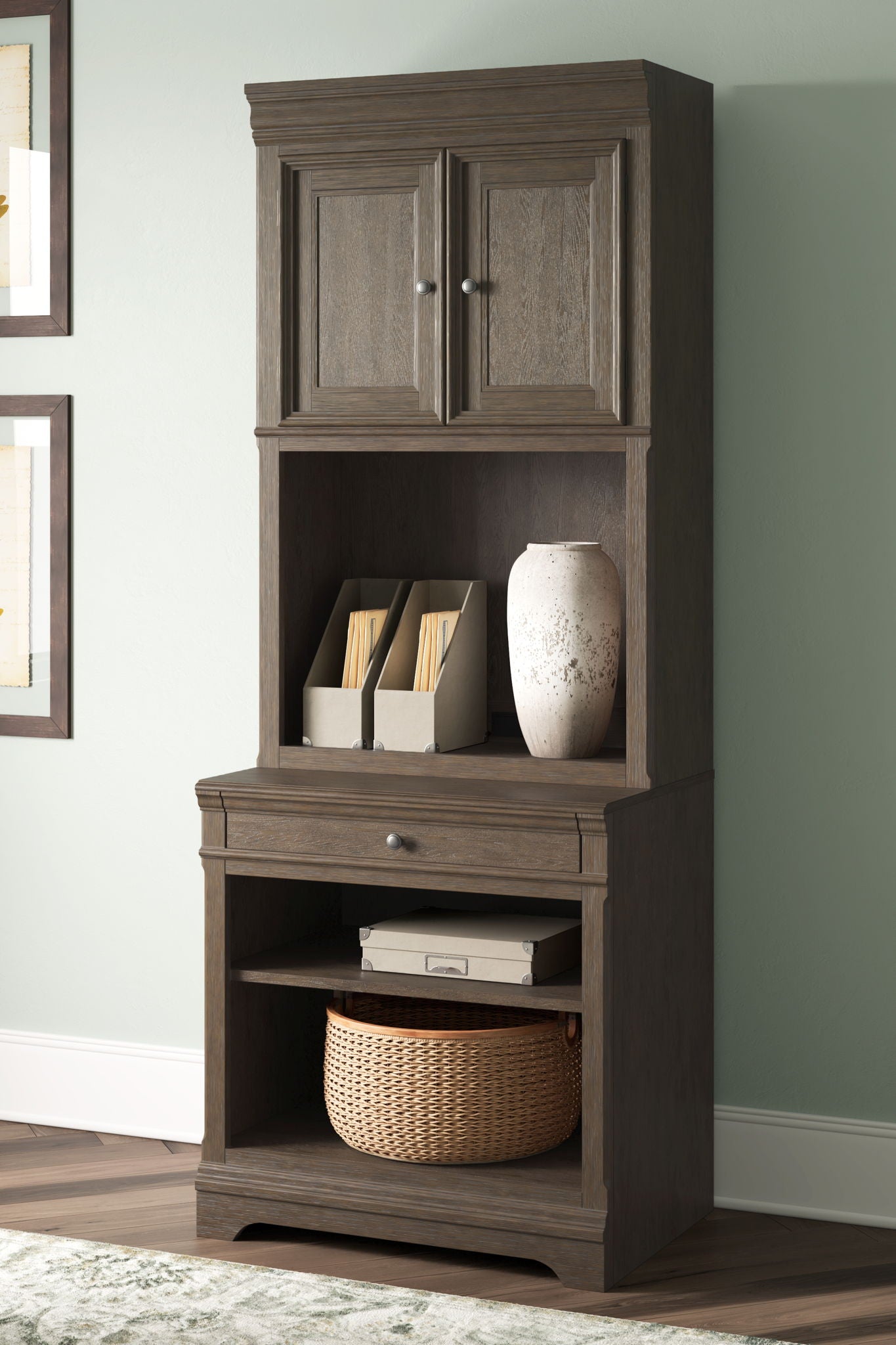 Janismore - Weathered Gray - Bookcase - Urban Living Furniture (Los Angeles, CA)