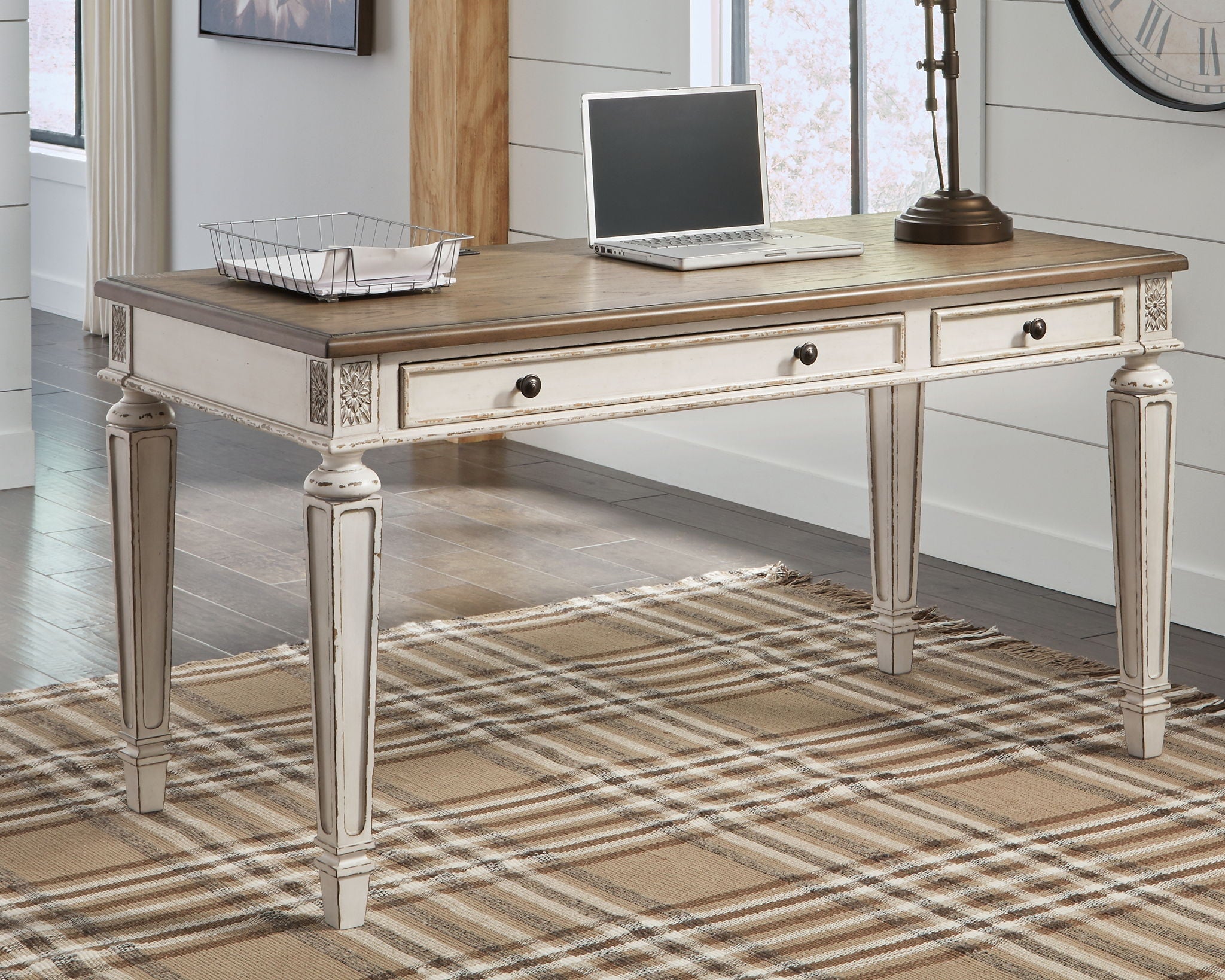 Realyn - Light Brown - Home Office Desk - Urban Living Furniture (Los Angeles, CA)