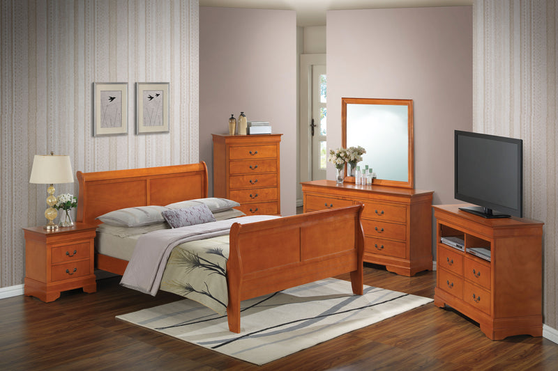 Panel Sleigh Bed - Urban Living Furniture (Los Angeles, CA)