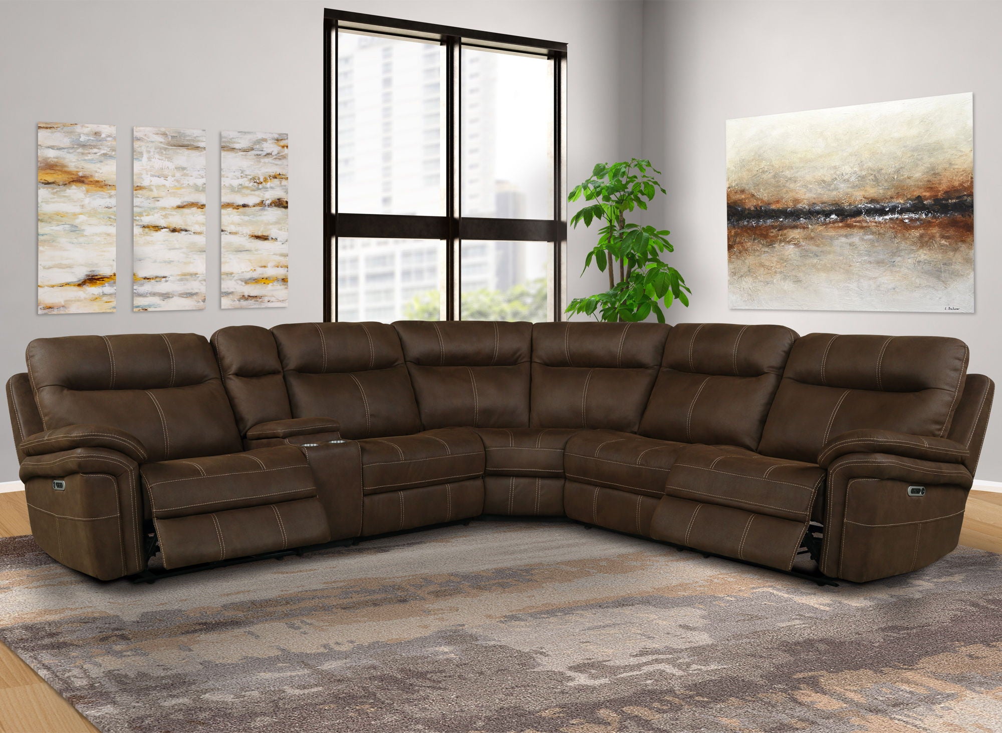 Mason - Modular Power Reclining Sectional - Urban Living Furniture (Los Angeles, CA)