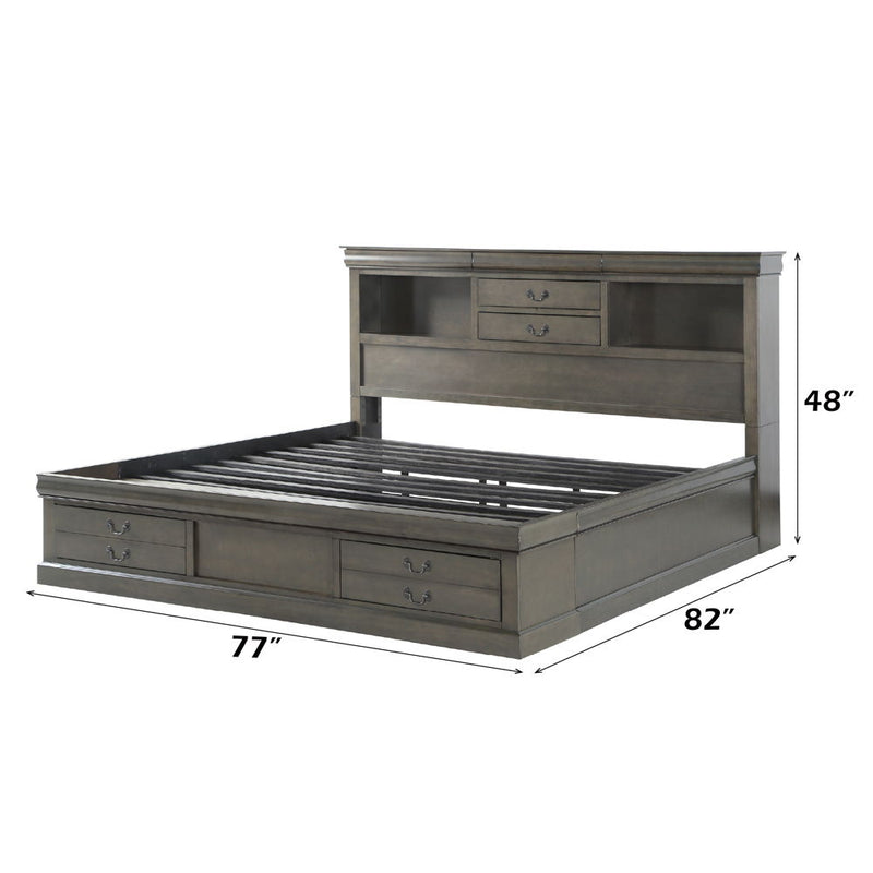 Louis Philippe III - Bed w/Storage - Urban Living Furniture (Los Angeles, CA)