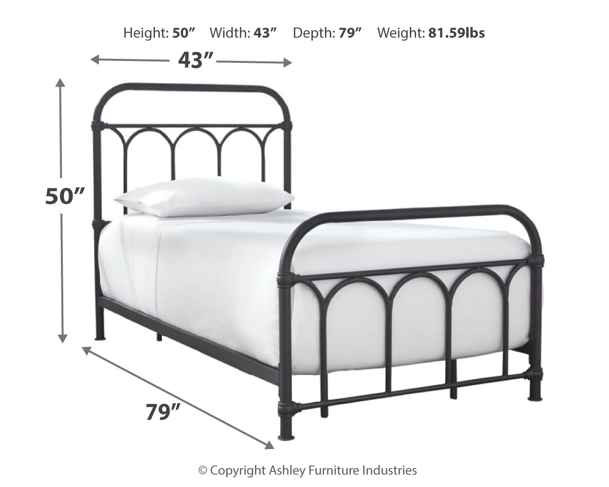 Nashburg - Arch Bed - Urban Living Furniture (Los Angeles, CA)