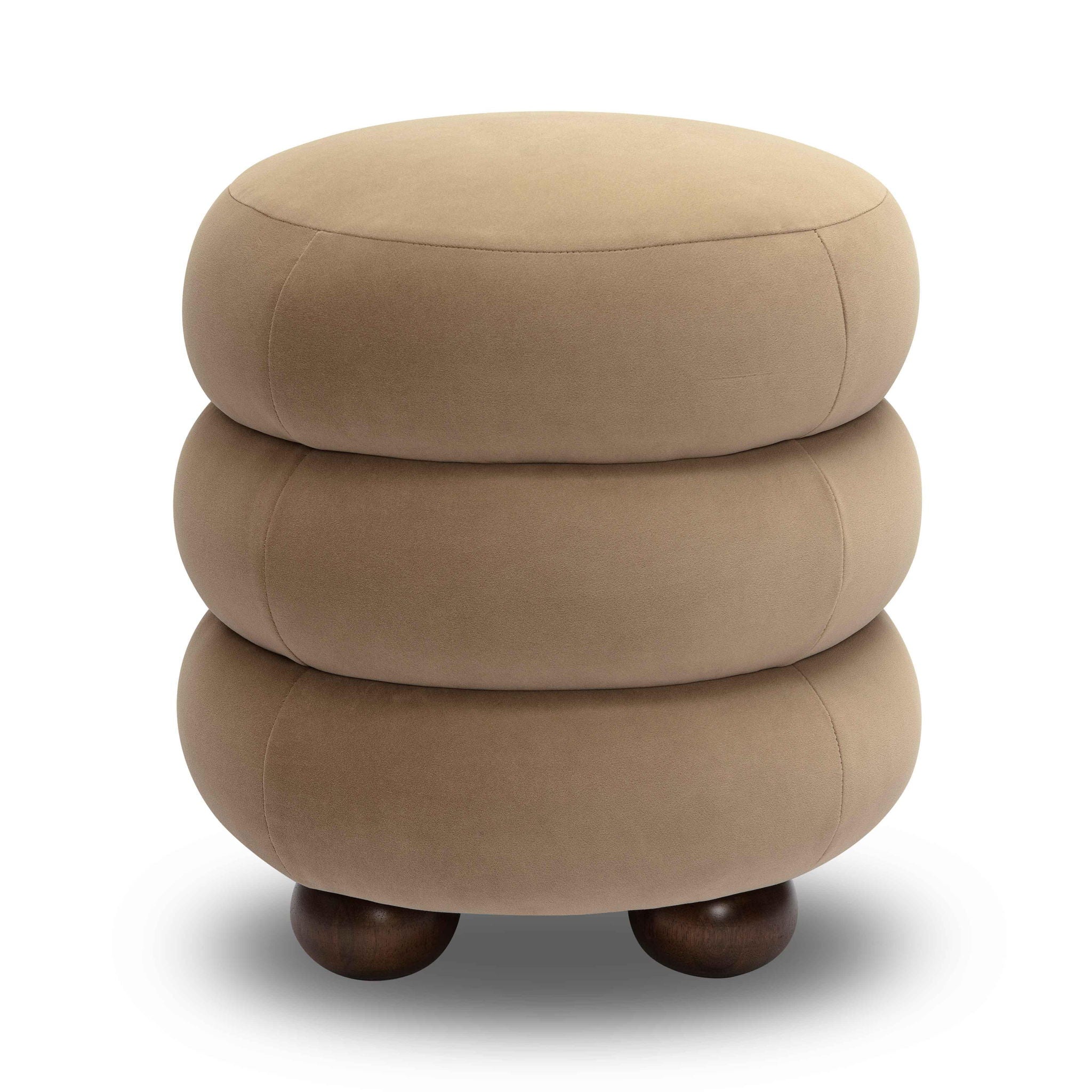 Stefanie - Velvet Ottoman - Urban Living Furniture (Los Angeles, CA)