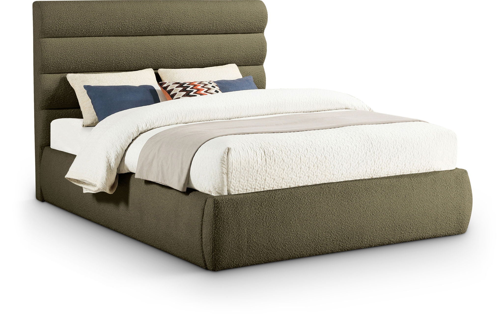 Adam - Boucle Fabric Bed With 52" Headboard - Urban Living Furniture (Los Angeles, CA)