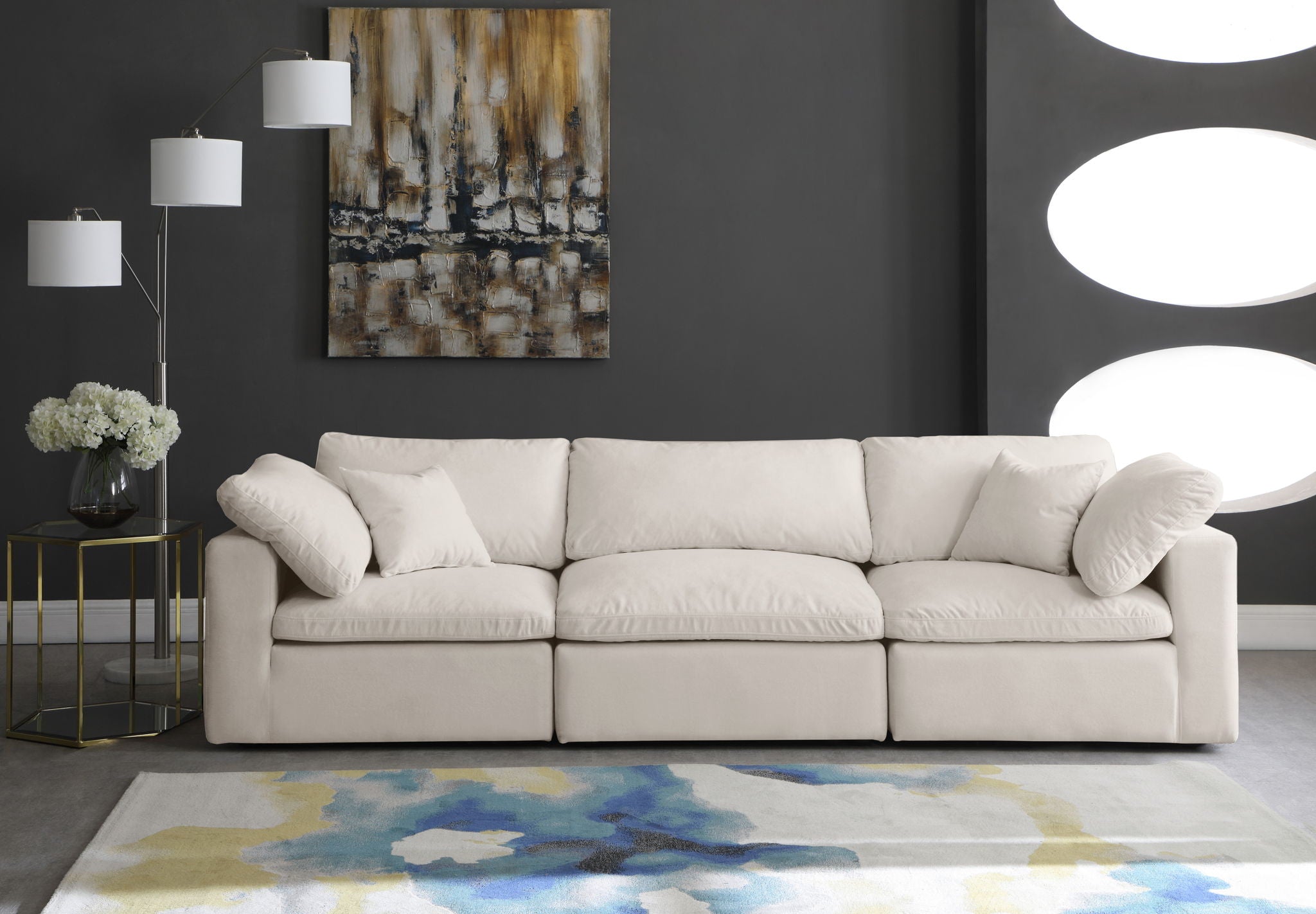 Cozy - Modular 3 Seat Sofa - Urban Living Furniture (Los Angeles, CA)