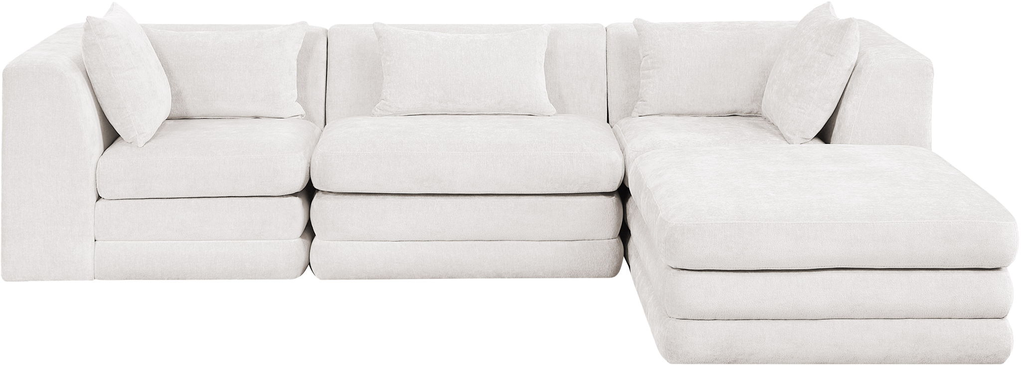 Stellar - 4 Piece Upholstered Modular Sectional - Urban Living Furniture (Los Angeles, CA)