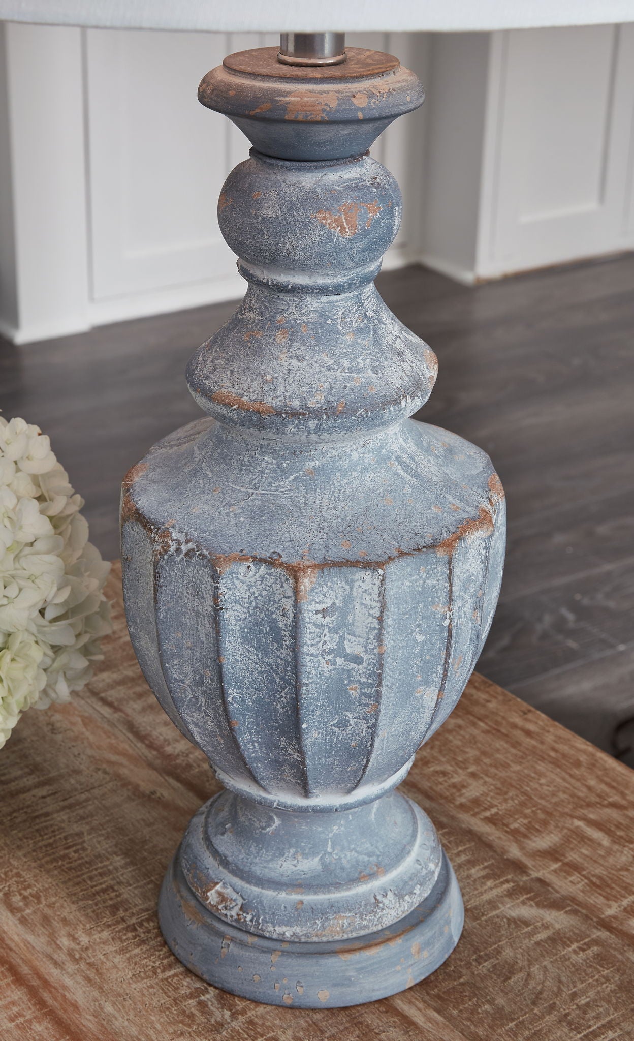 Cylerick - Antique Blue - Terracotta Table Lamp - Urban Living Furniture (Los Angeles, CA)