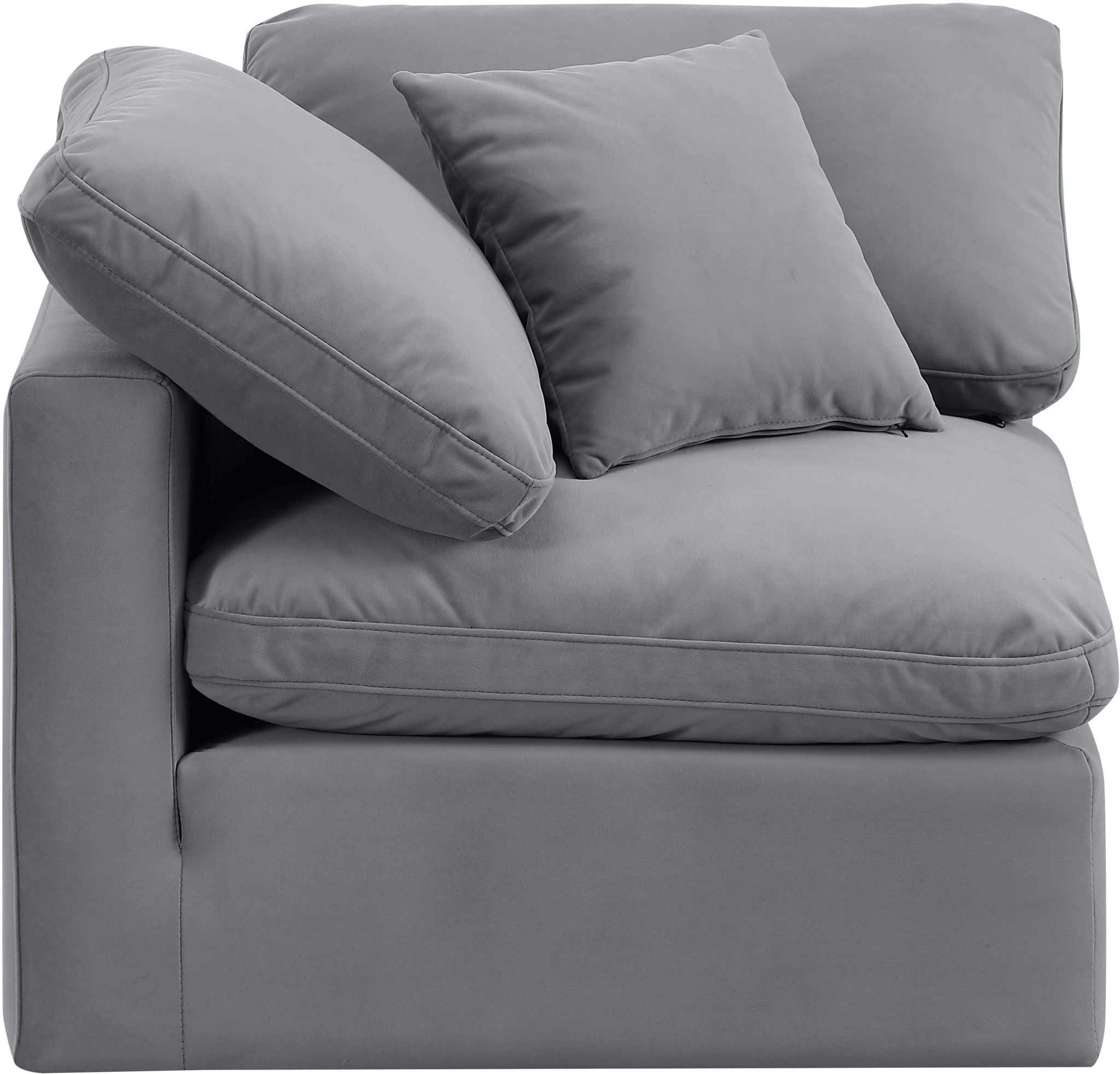 Indulge - Velvet Corner Chair - Urban Living Furniture (Los Angeles, CA)