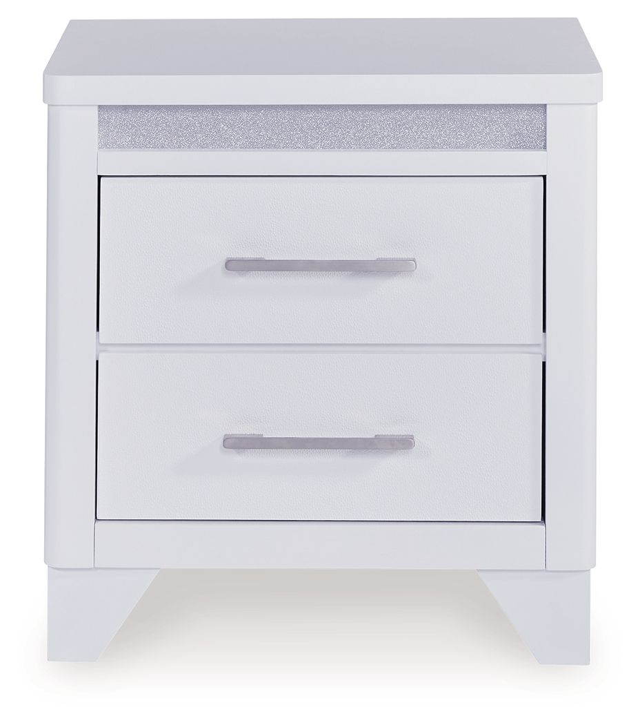 Jarlee - White - Two Drawer Night Stand - Urban Living Furniture (Los Angeles, CA)