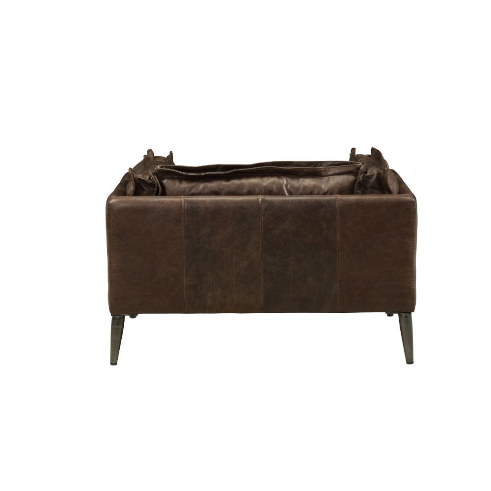 Porchester - Chair - Distress Chocolate Top Grain Leather - Urban Living Furniture (Los Angeles, CA)