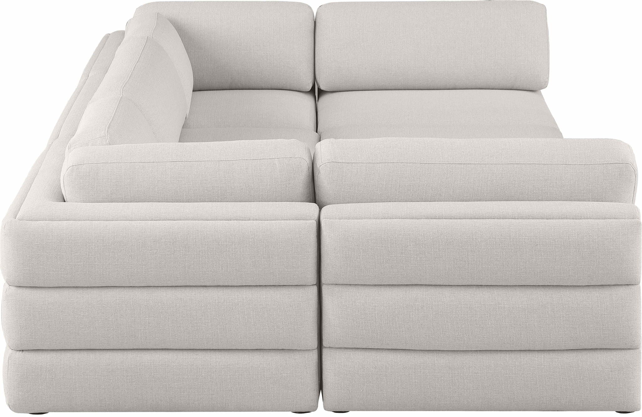 Beckham - 6 Piece Modular U-Shaped Armless Sectional - Urban Living Furniture (Los Angeles, CA)