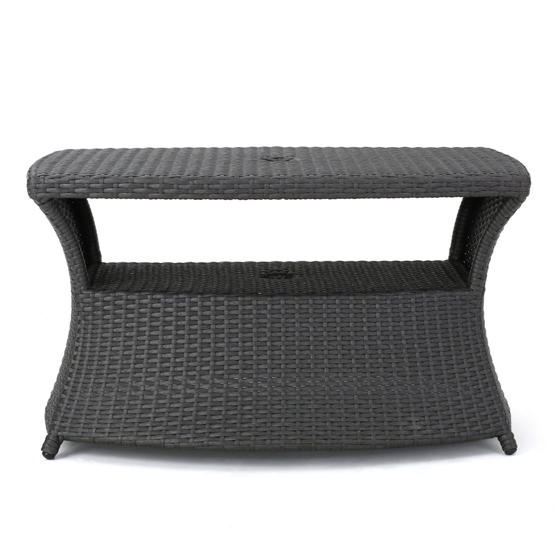 Berkeley - Chaise Lounge Side Table - Gray