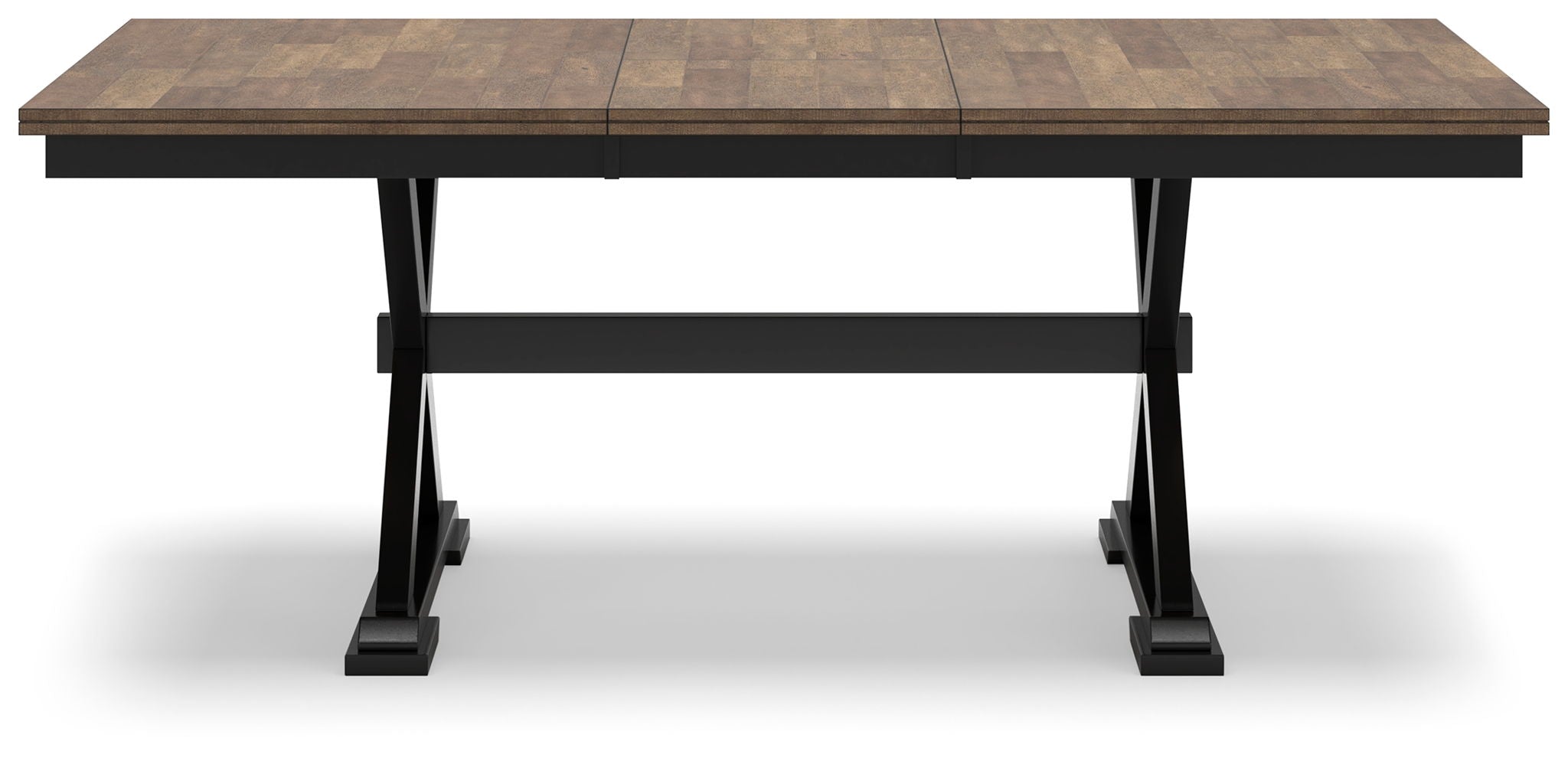 Wildenauer - Brown / Black - Rectangular Dining Extension Table - Urban Living Furniture (Los Angeles, CA)