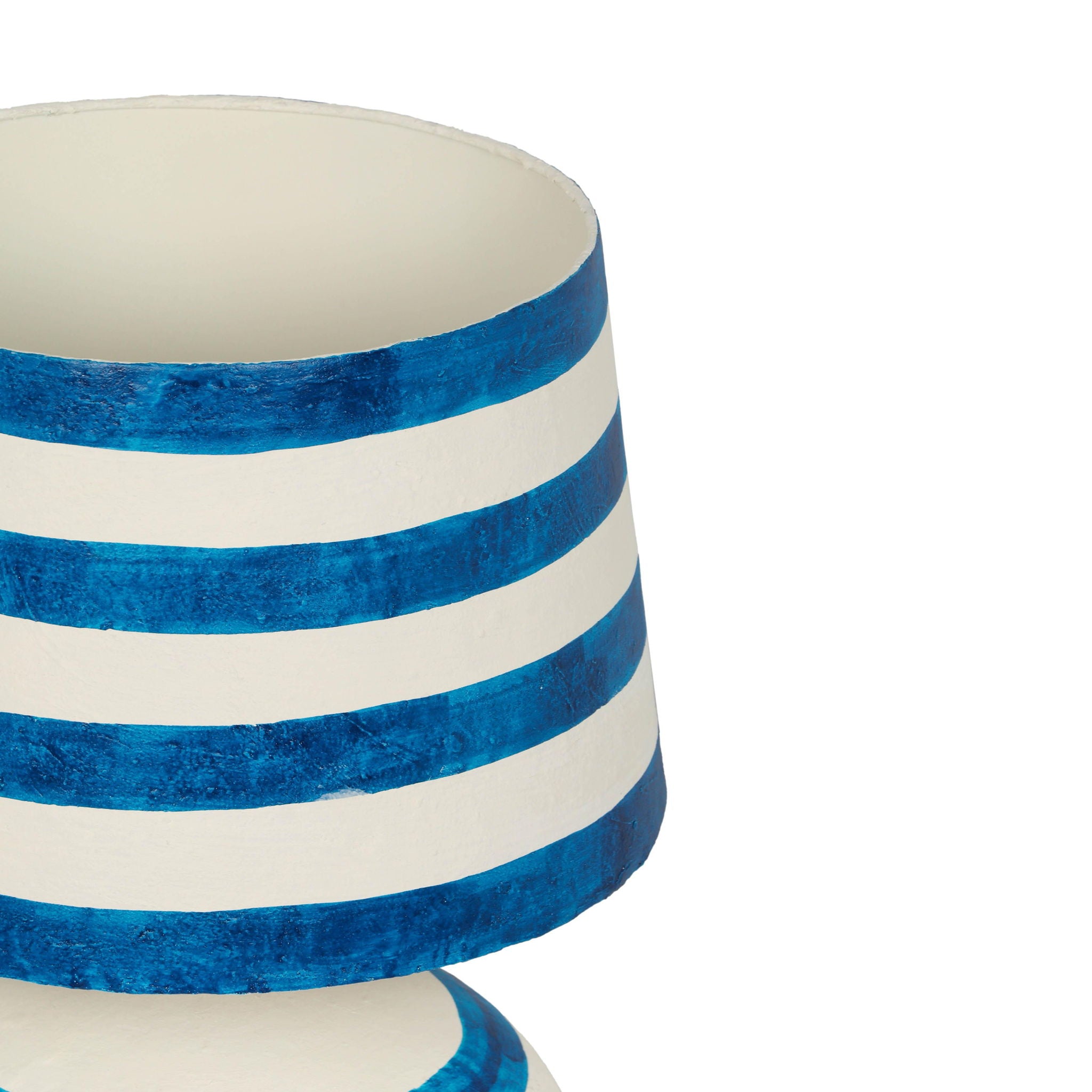 Positano - Striped Papier Mache Table Lamp - Urban Living Furniture (Los Angeles, CA)
