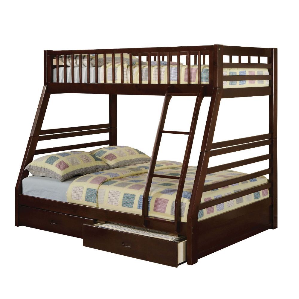 Jason - Twin/Full Bunk Bed - Dark Brown - Urban Living Furniture (Los Angeles, CA)