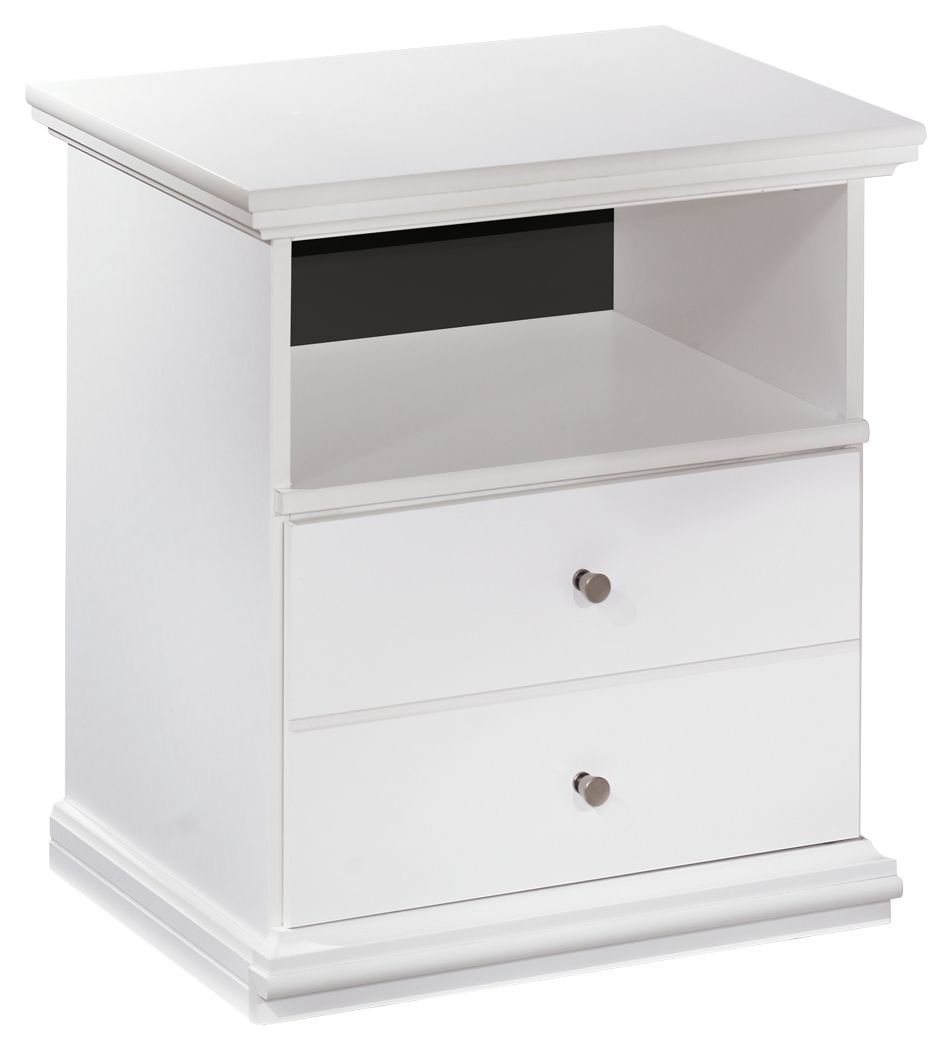 Bostwick Shoals - White - One Drawer Night Stand - Urban Living Furniture (Los Angeles, CA)