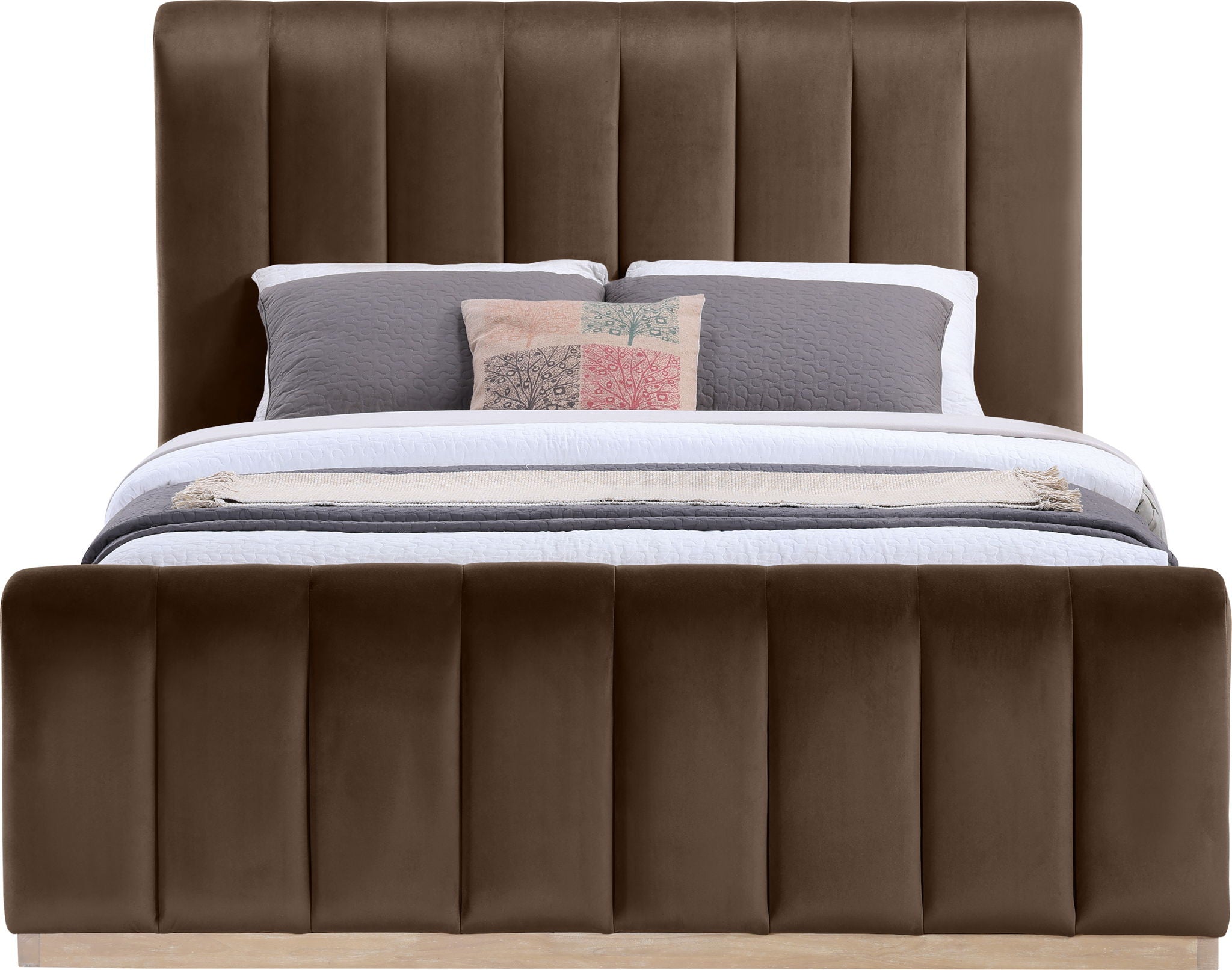 Amara - Velvet Bed - Urban Living Furniture (Los Angeles, CA)