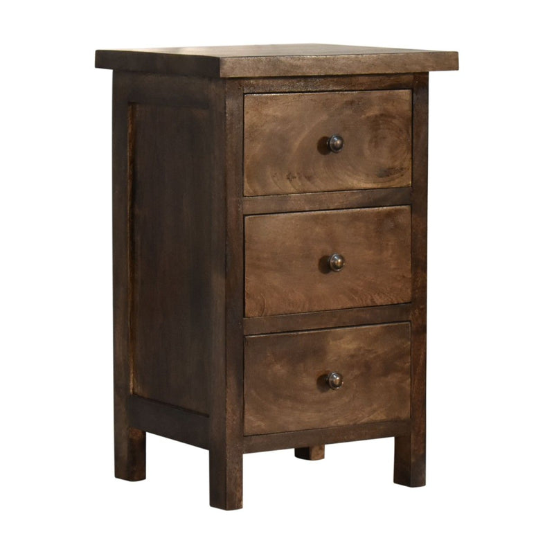 Mini Classic Country Bedside Table - Gray