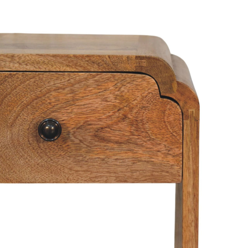 Newton - Mini Nightstand With A Drawer And Open Shelf