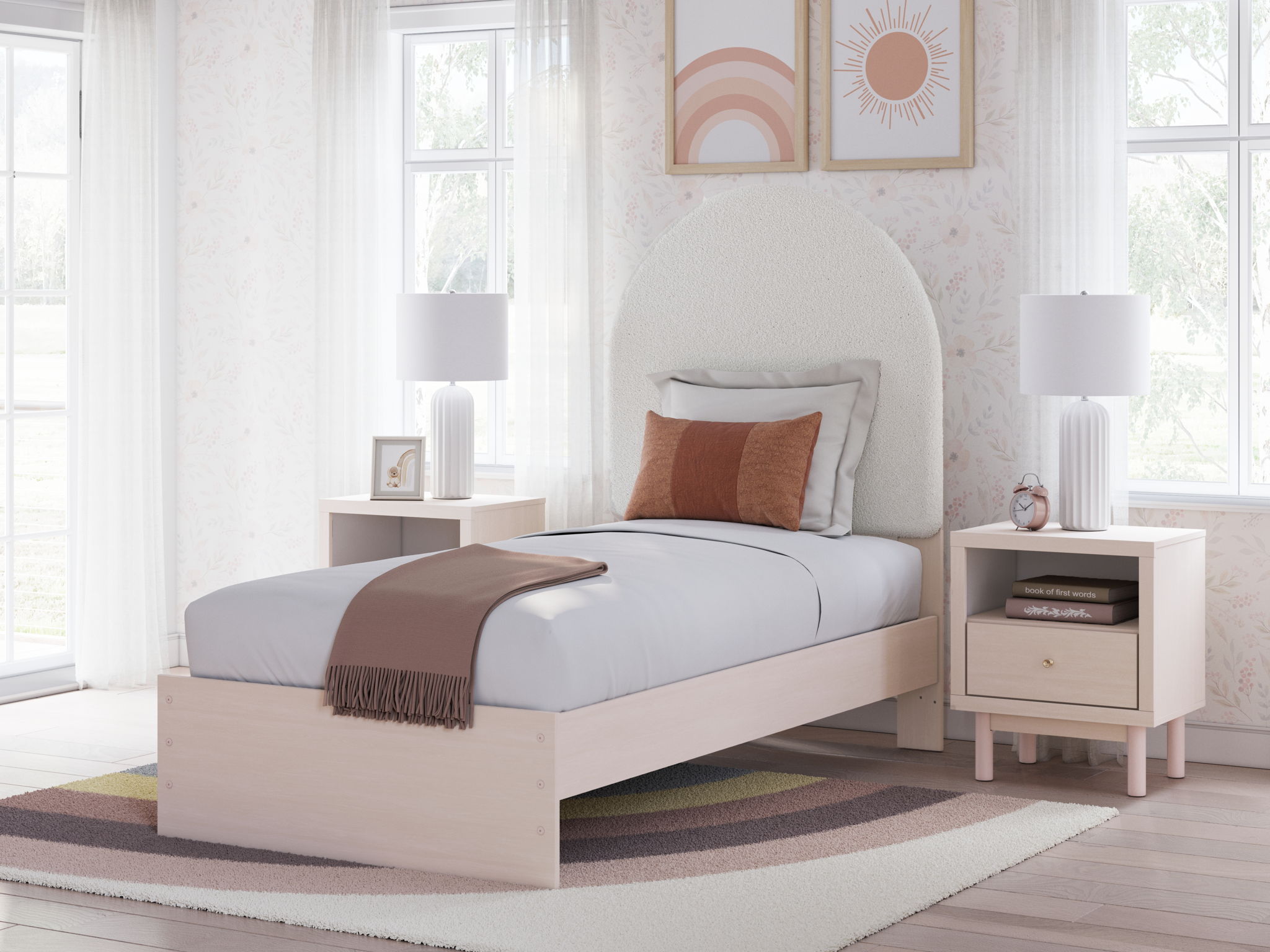 Wistenpine - Upholstered Panel Bed - Urban Living Furniture (Los Angeles, CA)