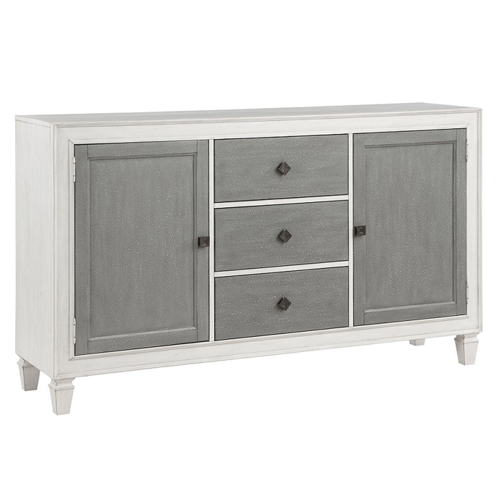 Katia - Server - Rustic Gray & Weathered White - Urban Living Furniture (Los Angeles, CA)