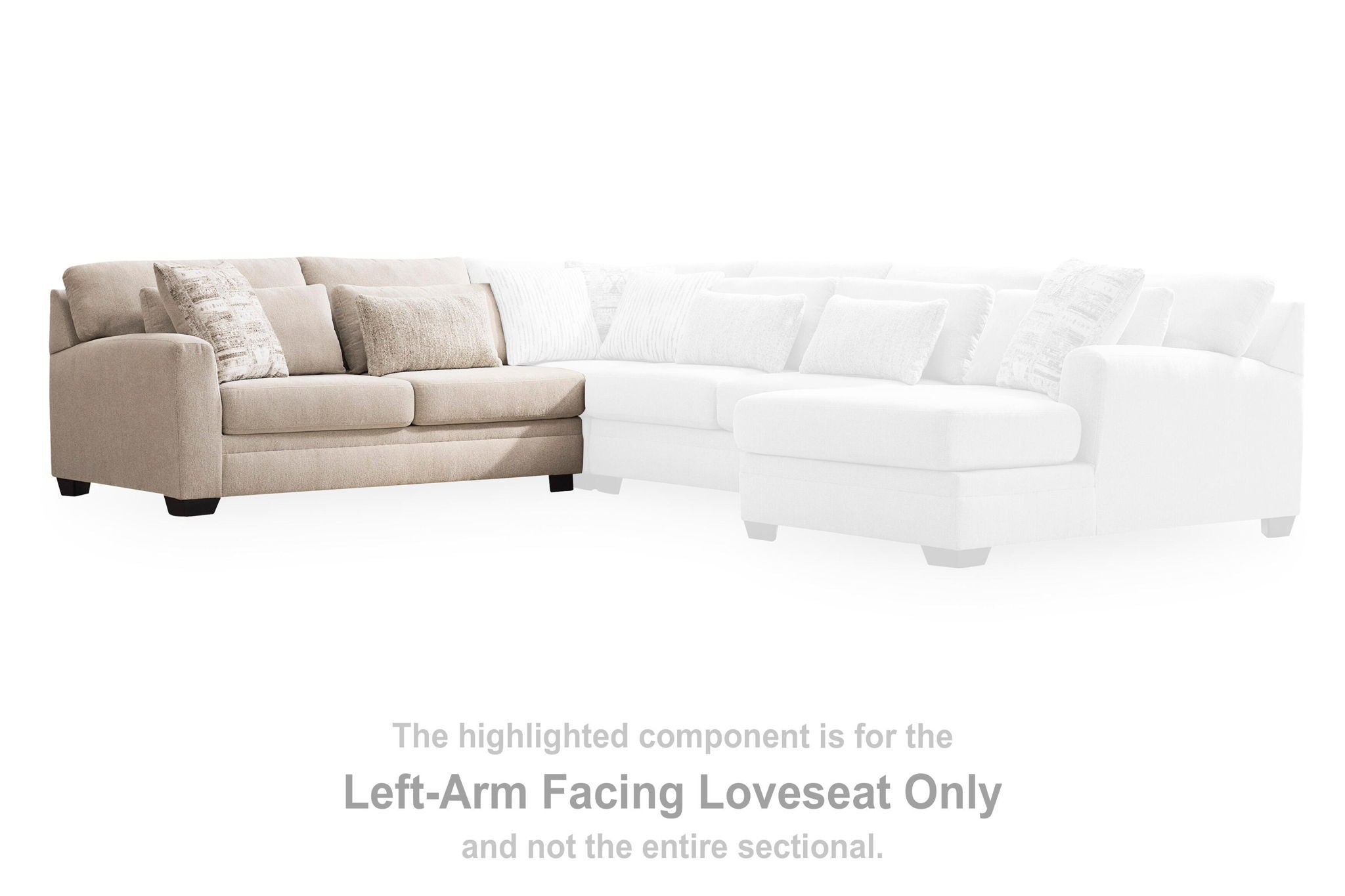 Mandi Point - LAF Loveseat - Marble - Urban Living Furniture (Los Angeles, CA)