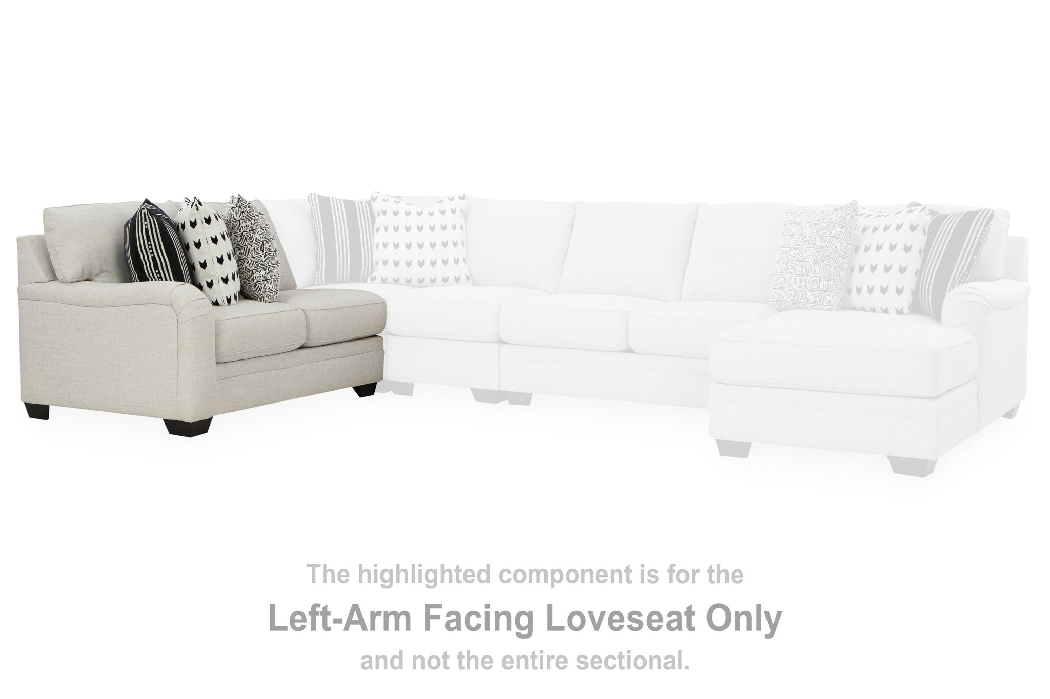 Huntsworth - Dove Gray - Laf Loveseat - Urban Living Furniture (Los Angeles, CA)