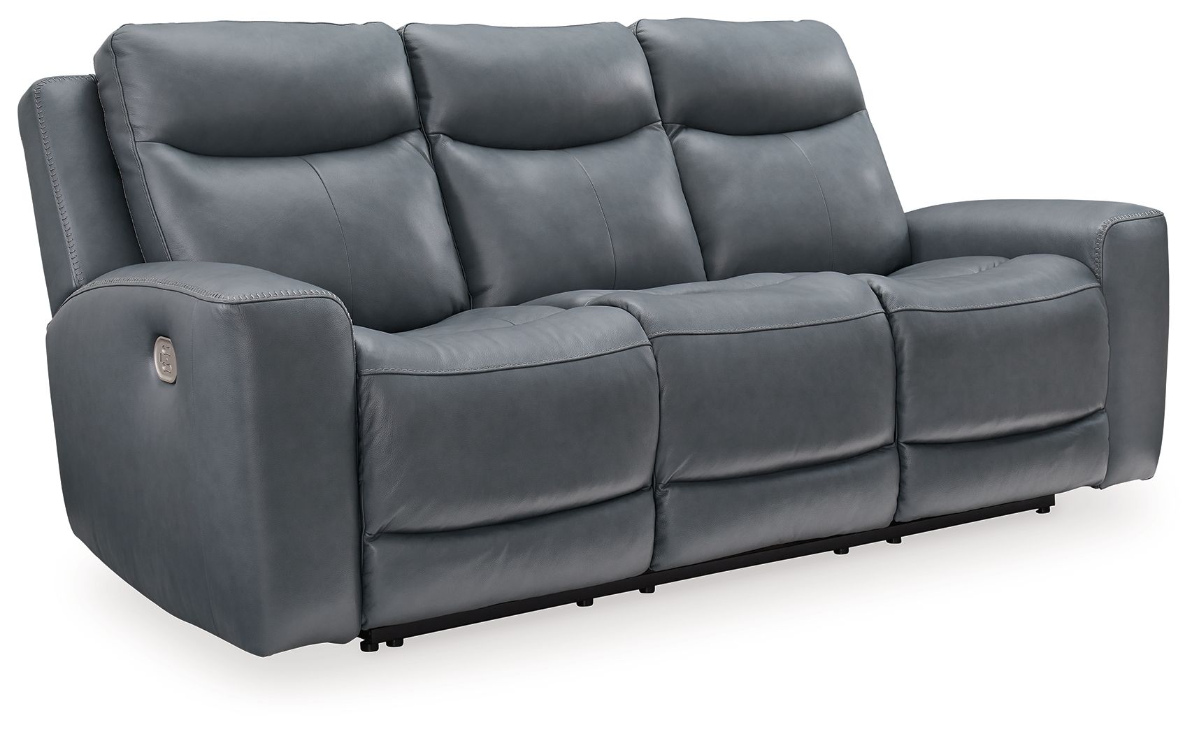 Mindanao - 2 Pc. - Power Reclining Sofa, Power Reclining Loveseat with Console - Steel - Urban Living Furniture (Los Angeles, CA)
