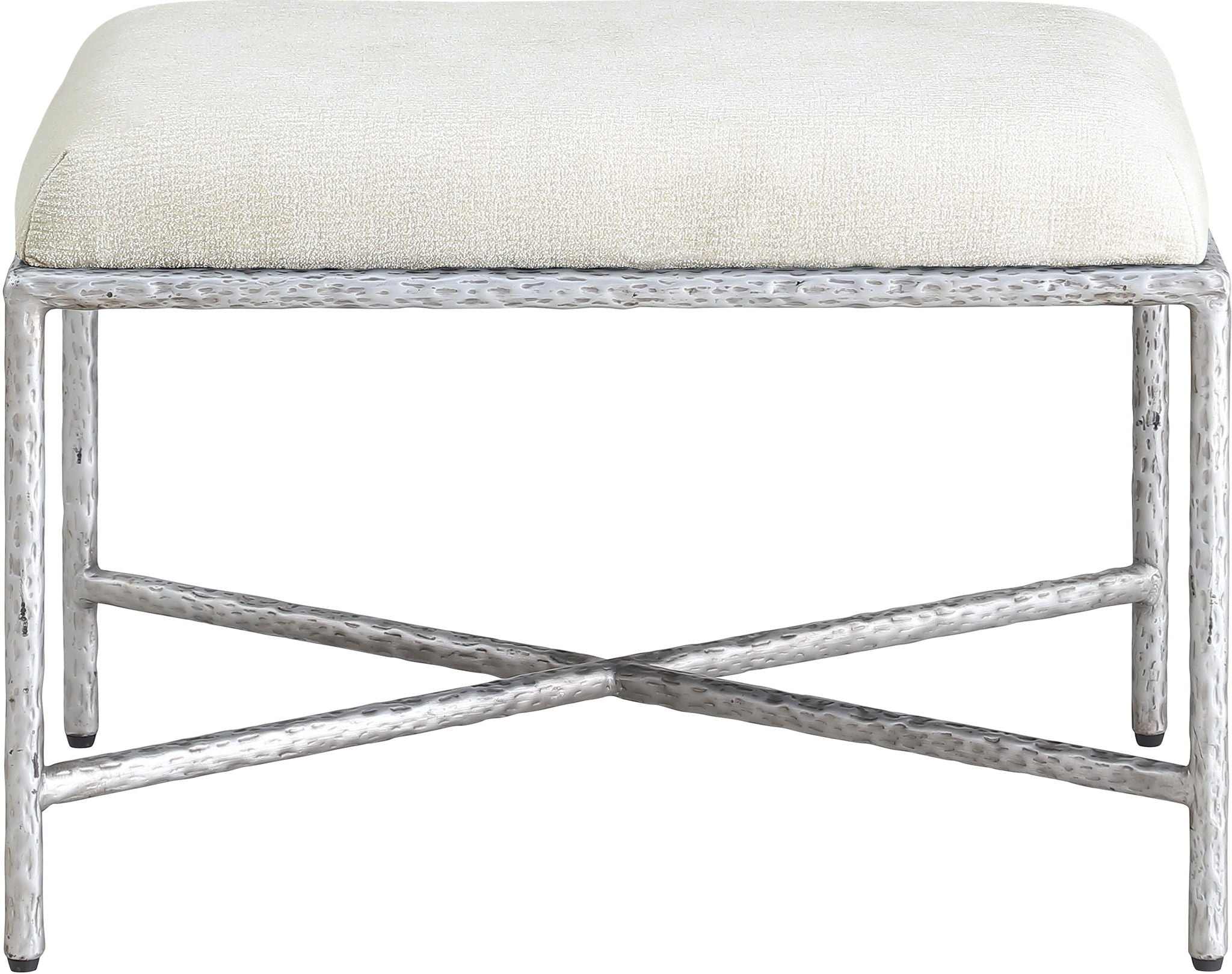 Valley - Bench With Silver Frame - Urban Living Furniture (Los Angeles, CA)