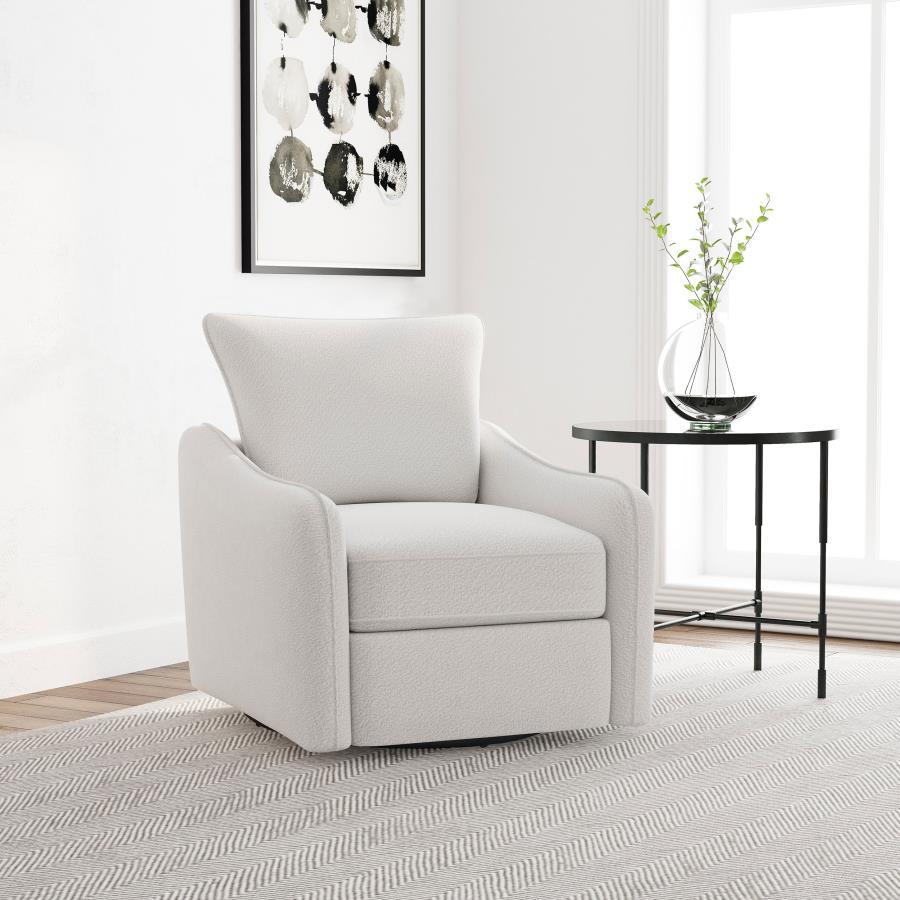 Madia - Upholstered Sloped Arm Swivel Glider Chair - Urban Living Furniture (Los Angeles, CA)