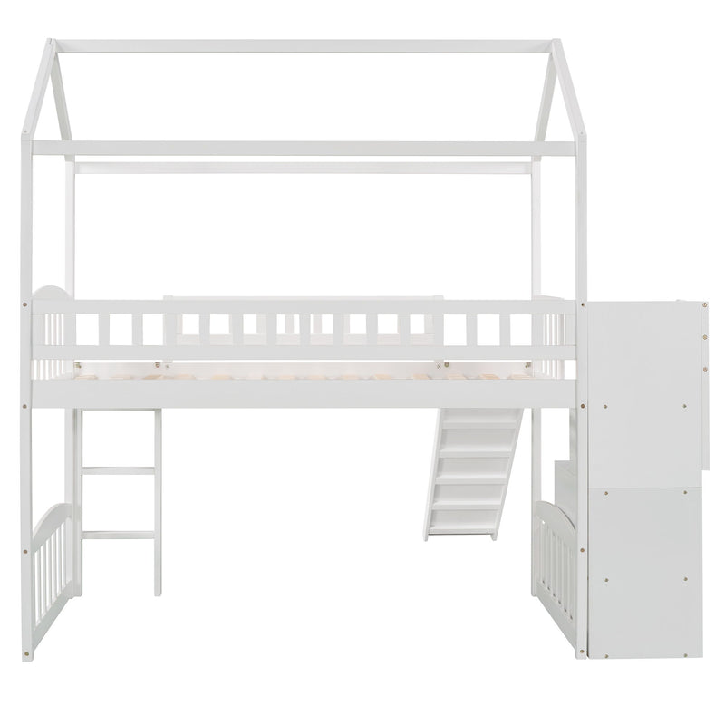House Bed With 2 Drawers And Slide